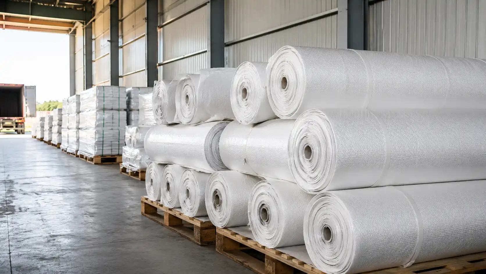 PP/PE Woven Fabric Rolls