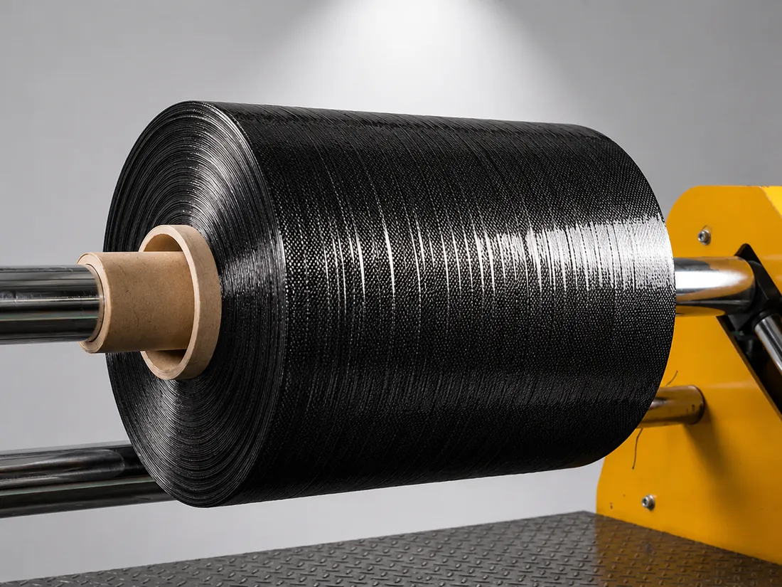 PP Woven Fabric Roll – Black
