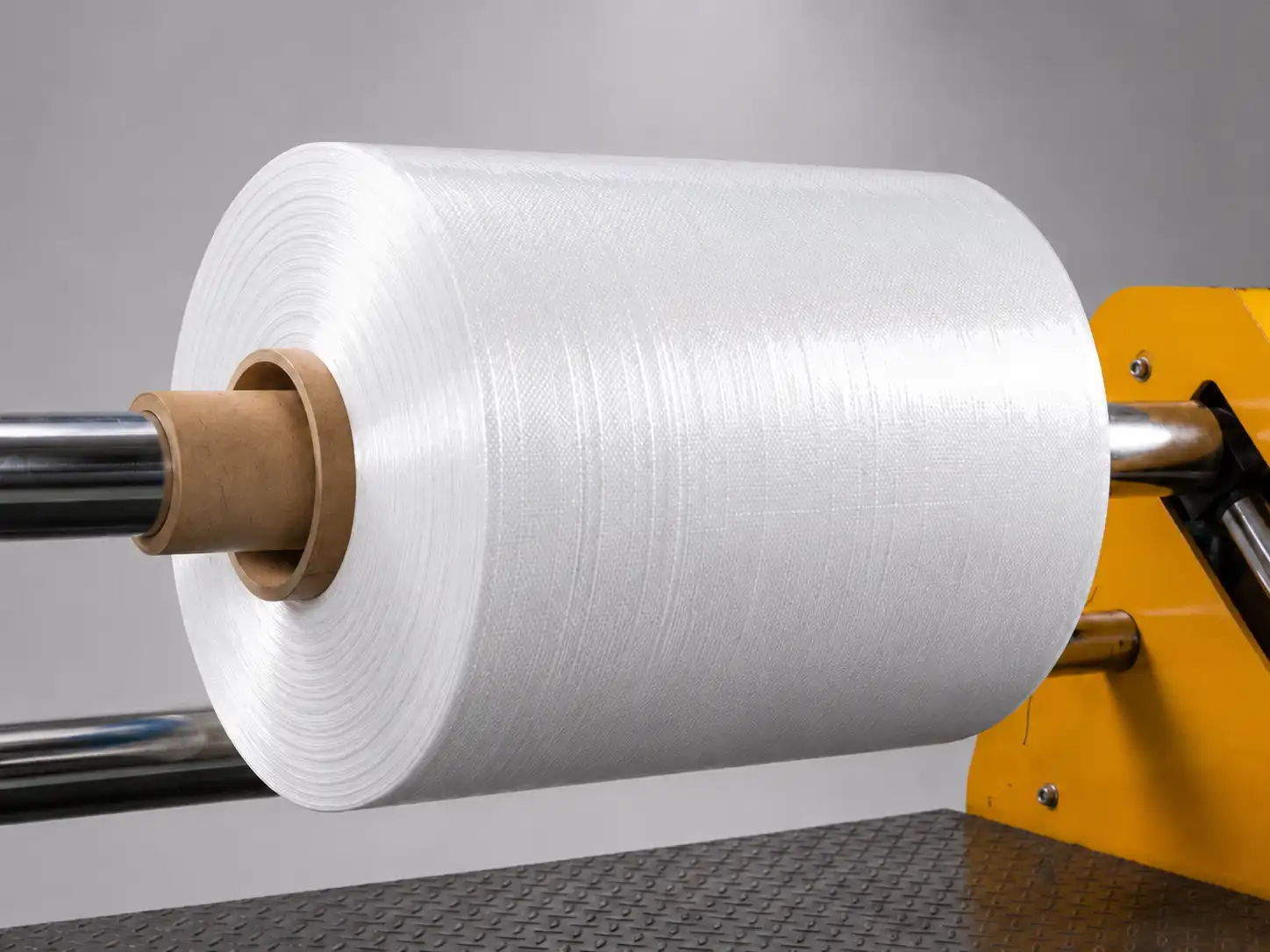 PP Woven Fabric Roll – White