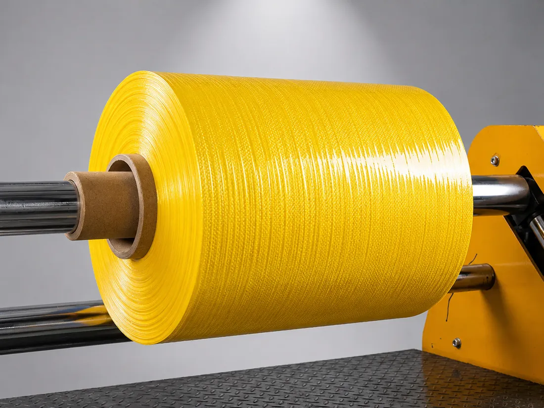 PP Woven Fabric Roll – Yellow